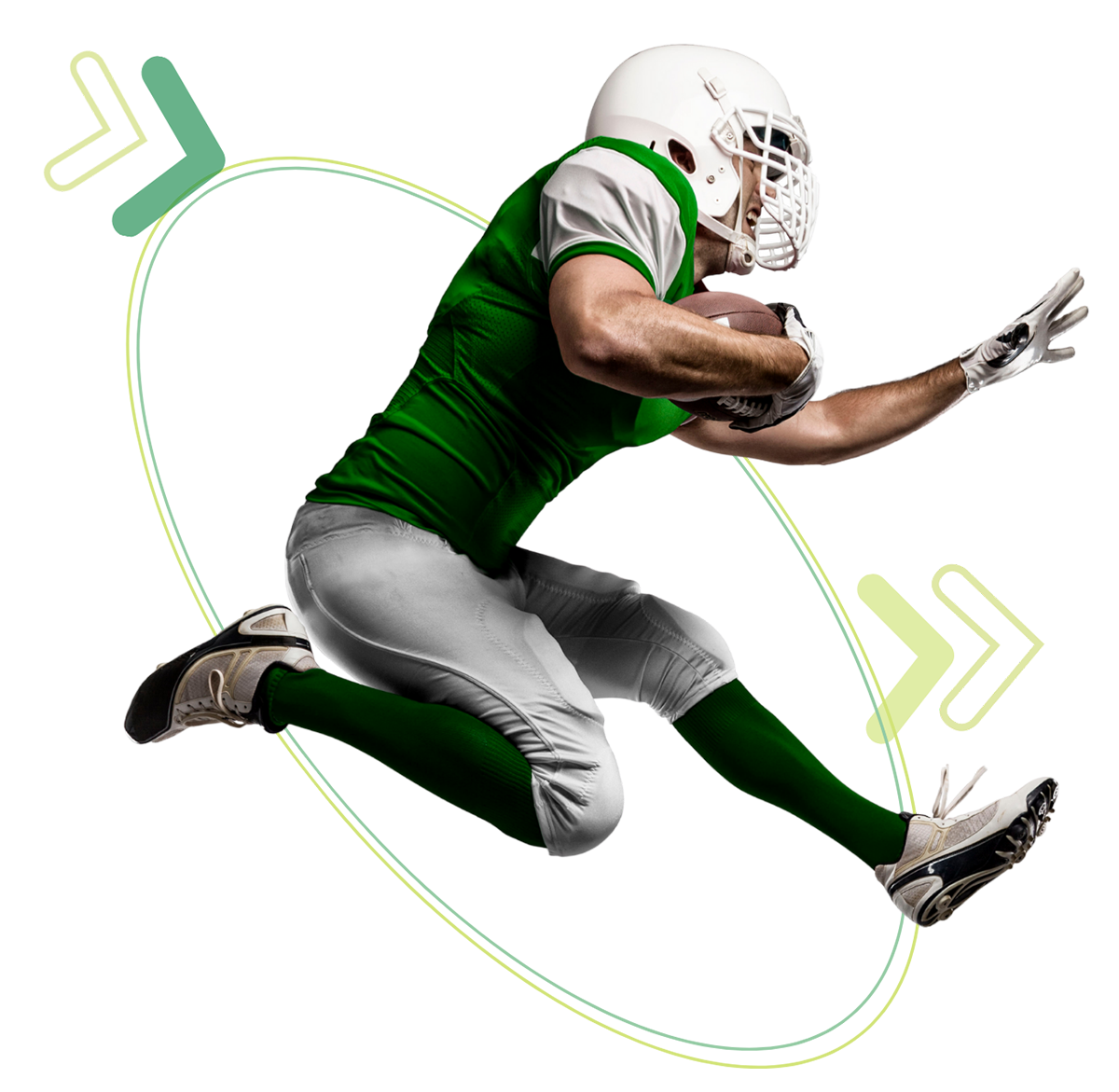 PCS image webpage football player at the field